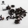 WUTA 100 set Solid Brass Leather Staples Copper Belt Loops Fastener Holder Strips Connector Holder Belt Clip Keeper Leathercraft ► Photo 3/5