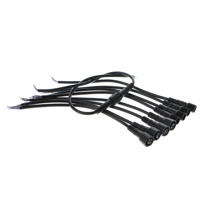 

5Pairs 2 Pin Male to Female Connector Waterproof Cable LED Strips Light Wire Quick Connectors