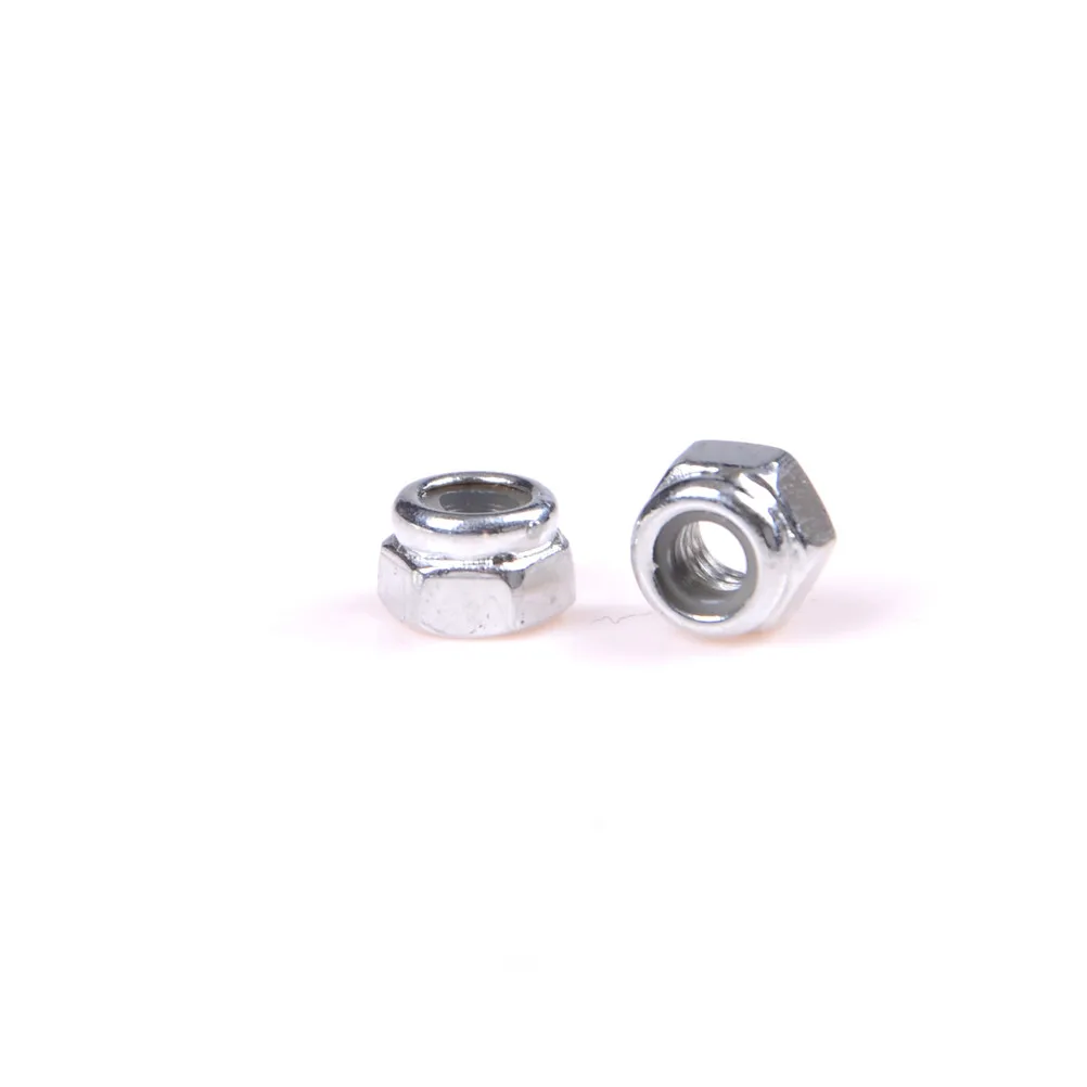 

10Pcs M3 M4 M5 M6 M8 Carbon Steel Nylon Self-locking Hex Nuts Locknut Slip Lock Nut