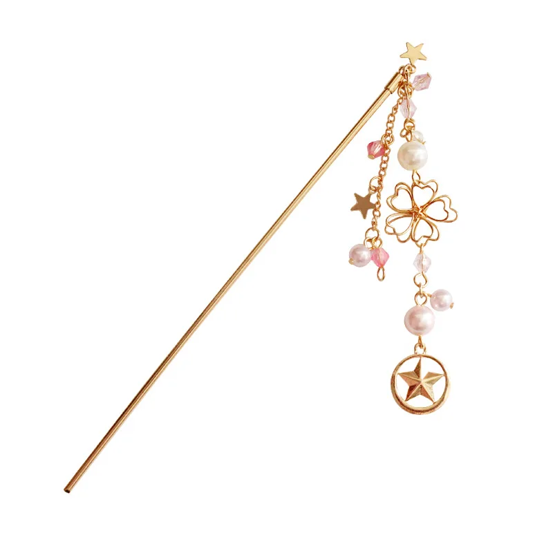 Anime Card Captor Cardcaptor Sakura Kanzashi Hairpin Hair Pin