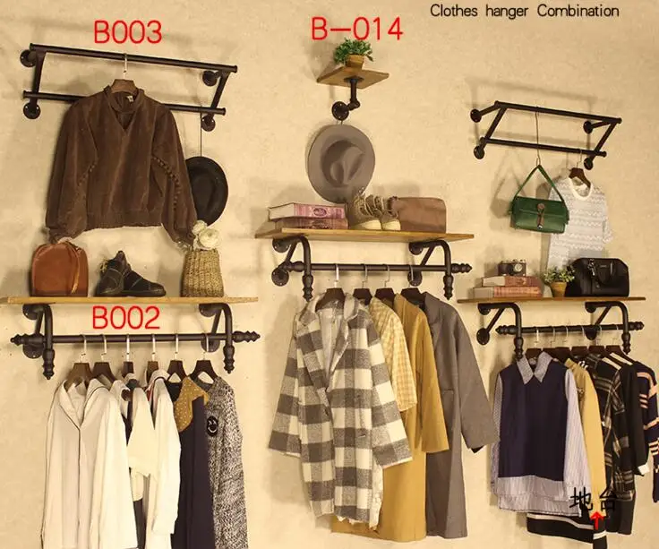 Vintage solid wood clothes hangers. Display rack. Top wall hangers1114