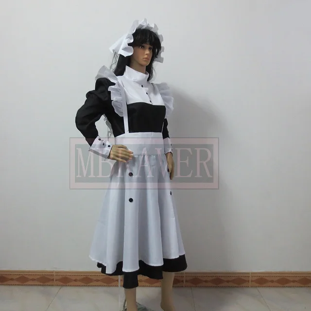 Buy Anime Black Butler Kuroshitsuji Mey-Rin Cosplay Costume – Cosplay Clans