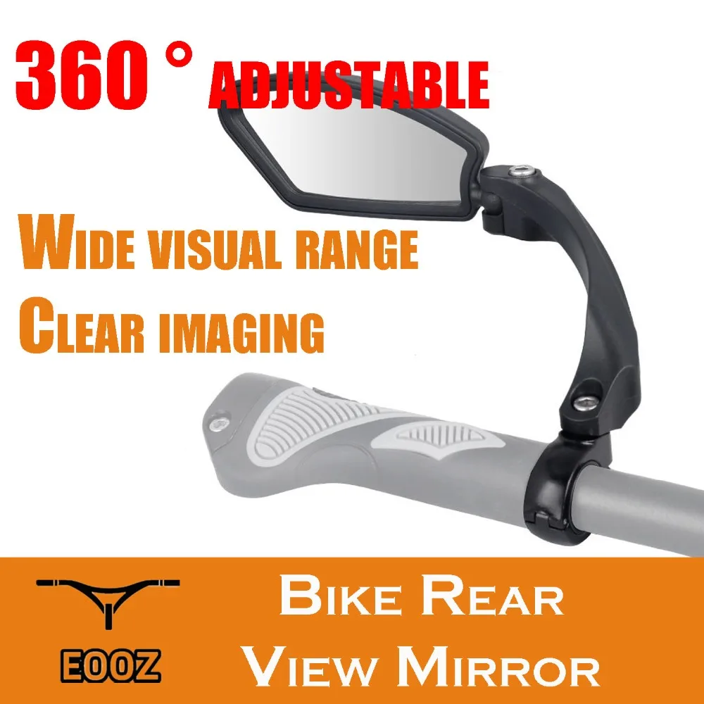 

MTB Road Bike Rear View Mirror Bicycle Handlebar Adjustable Foldable Rearview Mirror