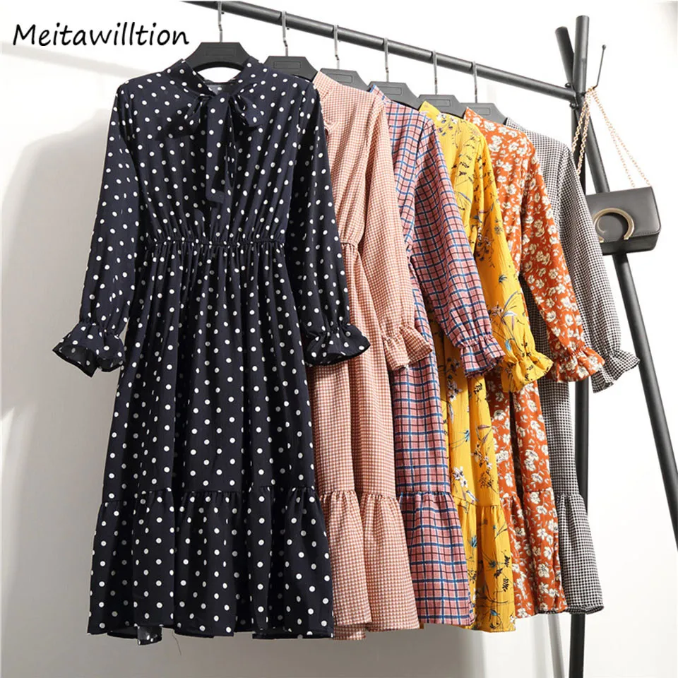 17 цветов весна-лето 2020 повседневное женское шифоновое платье женские винтажные