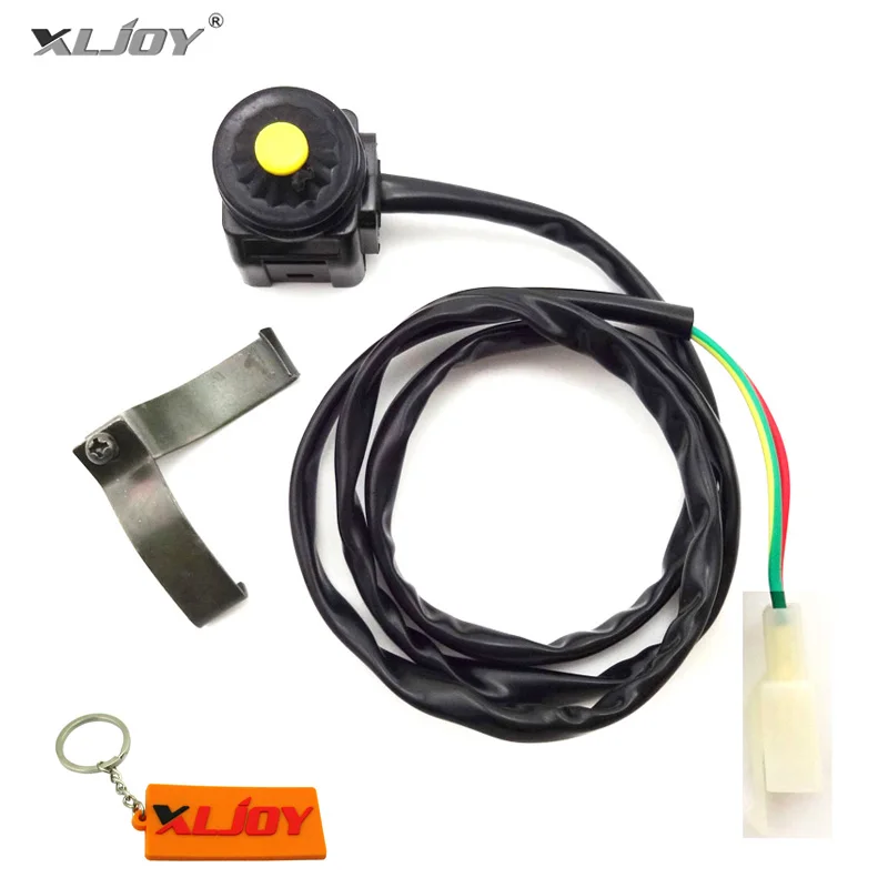 

XLJOY Preformance Ignition Button Start Switch Starter Yellow For SSR YCF Thumpstar Electric Start Pit Dirt Bikes Motocross