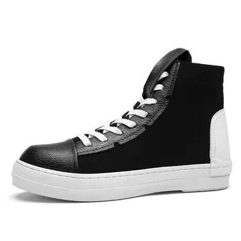 

Men Skateboarding Shoes Martin Boots Sneakers British Style Street Youth Winter High Top Comfortable Outdoor Sport Classical New