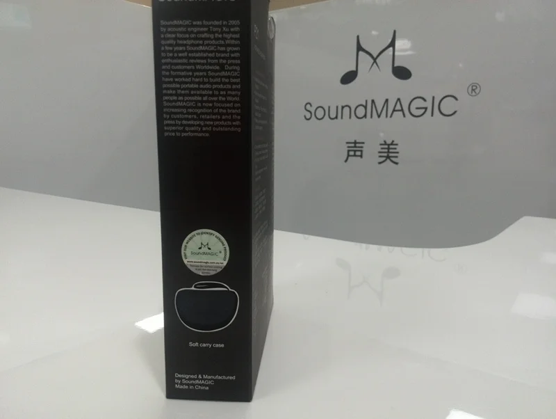 SoundMAGIC P21 портативная гарнитура, наушники для мобильного телефона, планшета, ноутбука, ПК, MP3, новые оригинальные наушники с супер басами, Hifi