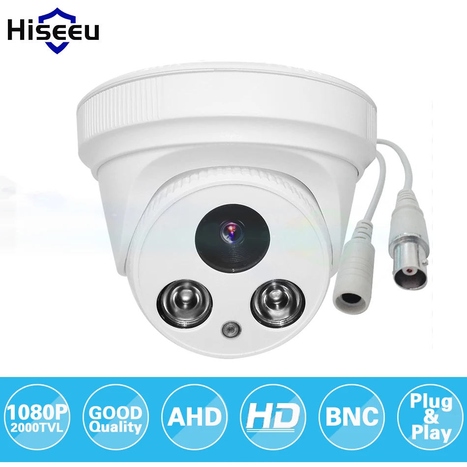 bilder für Hiseeu AHDH 1080 P Familie Mini Dome Sicherheit Analog AHD Cctv-kamera indoor IR CUT Night VisionPlug und Spielen freeshipping AHCR612 bilder für Hiseeu AHDH 1080 P Familie Mini Dome Sicherheit Analog AHD Cctv-kamera indoor IR CUT Night VisionPlug und Spielen freeshipping AHCR612