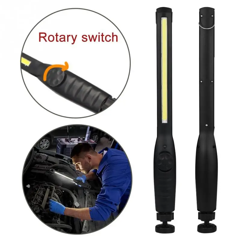 

Slim Work Light Climbing Flashlight Portable Rechargeable Multifunction Mechanic Repair Car Emergent Lamp #0825