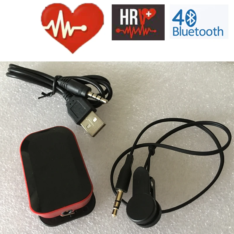 Bluetooth 4,0 Мобильный монитор сердечного ритма кардио фитнес ухо клип пульсометр HRV датчик в режиме реального времени пульсометр изменчивость