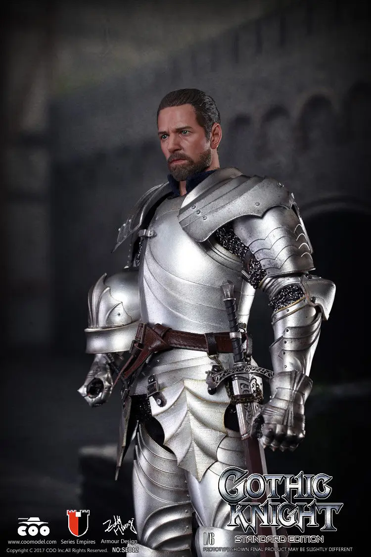 

1/6 Figure COOMODEL SERIES OF EMPIRES METAL Gothic Armour Knight Standard VER