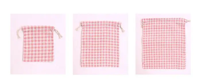Дорожная косметичка сумочка для косметики ручная работа хлопковая корзина для белья сумка на шнурке маленькая тканевая сумка подарок - Цвет: lattice