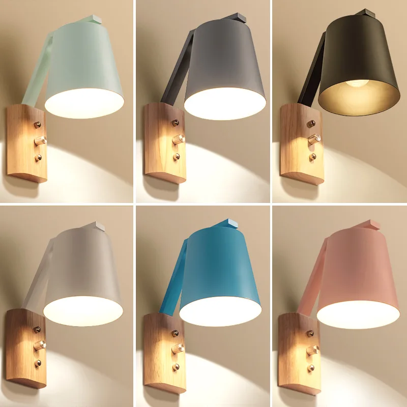 Nordic Modern Creative Bedroom Bedside Wall Lamp Fashion Living Room Staircase Aisle Study Corridor Macaroon Light Free Shipping Nordic Modern Creative Bedroom Bedside Wall Lamp Fashion Living Room Staircase Aisle Study Corridor Macaroon Light Free Shipping