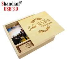 SHANDIAN USB 3,0 деревянная гитара usb+ коробка USB флеш-накопитель карта памяти 4 ГБ 32 ГБ 64 Гб фотография свадебный подарок 170*170*35 мм