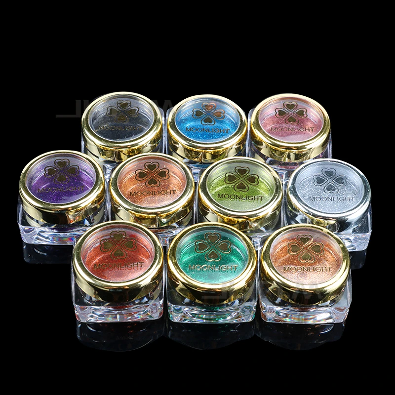 

High Quality 10Pcs Glitter Powder For Temporary Tattoo Body Nail Art Paint Pigment Decal Fancy Women DIY Henna Free Shipping