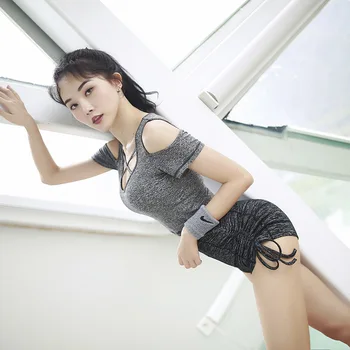 VSEMLEING Sports Shorts Women Tight Gym Fitness Suits Sportswear Cycling Slim Sexy Workout Quick Dry Fitness Sets Y26K0273 3