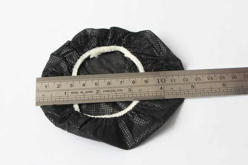 Linhuipad 12 13cm Black Non Woven Disposable Sanitary Headphone Cover 20pcs lot Free shipping