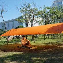 3F Ul зубчатый брезент 15D кремниевый брезент Сверхлегкий солнцезащитный тент для пляжа беседка тент навес тафта брезент Кемпинг солнцезащитный навес