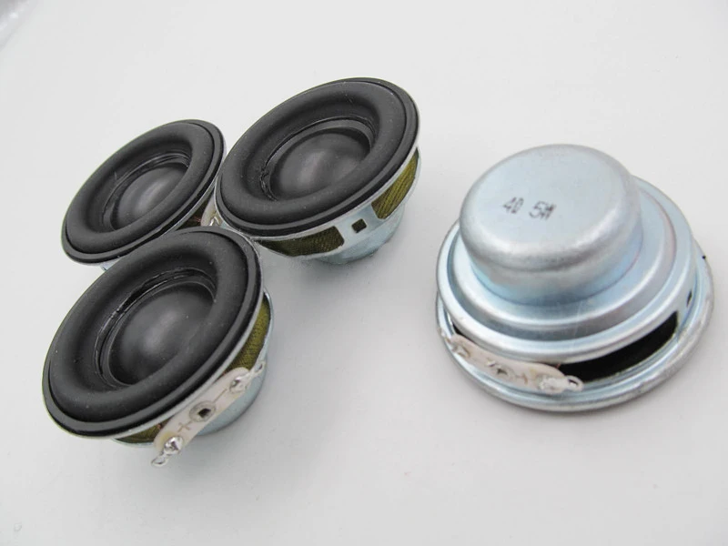 4 Ом 5 Вт 1 дюйма diy динамик для bluetooth динамика 44X23X22.5mm 2 шт./лот|Акустические