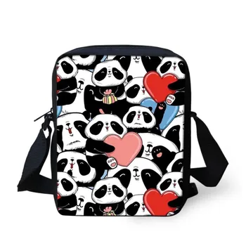 

Cute Cartoon Panda Printing Children Brand Designer Messenger Bags School Satchel Travel Mini Handbags Crossbody Bag Sumka