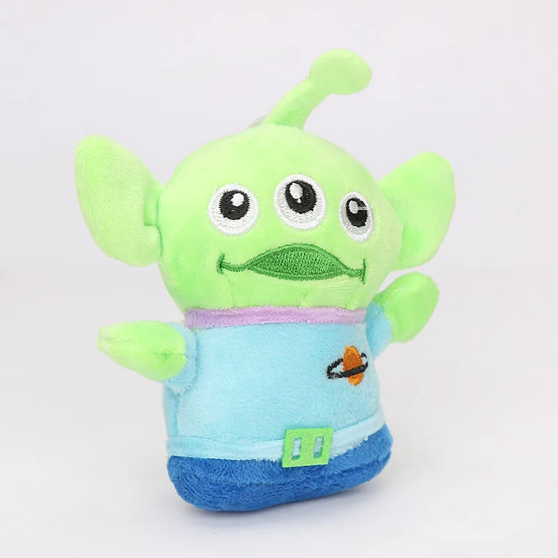 

2019 Delicate 10CM TOY STORY 4 Alien Keychain Forky Plush Toy Soft Stuffed Dolls Party Supplies Bunny Buzz Lightyear