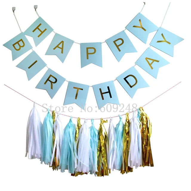 happy birthday streamers