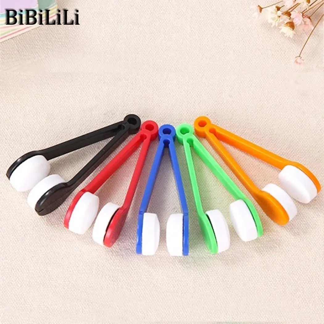 

Sunglasses Lens Cloth Eyeglasses Microfiber Cleaner Cleaning Slippers Handle Wiper Use Spectacles Eyewear Cleaning Brush