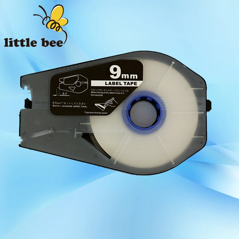 LabelTapeCassetteTM1109W9mmWhitecableIDprintertubeprinter