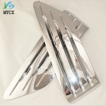 

Chrome side wind cover For Toyota Land cruiser Prado fj90 3400 Spoiler SUV ABS Car Styling accessories For Prado 90