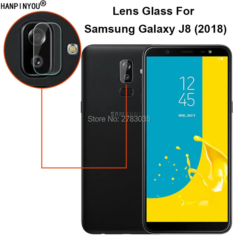 

Для Samsung Galaxy J8 (2018) J810G J810Y J810F/On8 6,0 "Прозрачная ультратонкая задняя крышка для объектива камеры защитная пленка из закаленного стекла