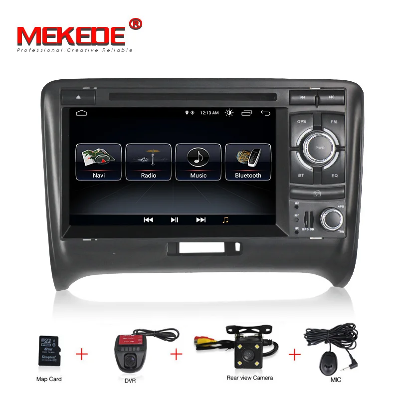 

2 Din 7" HD Android 8.0 Radio GPS HDMI Car DVD Player GPS Radio for Audi TT MK2 8J 2006 2007 2008 2009 2010 2011 2012+8G map