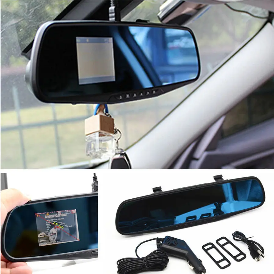 Car SUV Tachograph 2.8 "HD Camera Night Vision Rearview