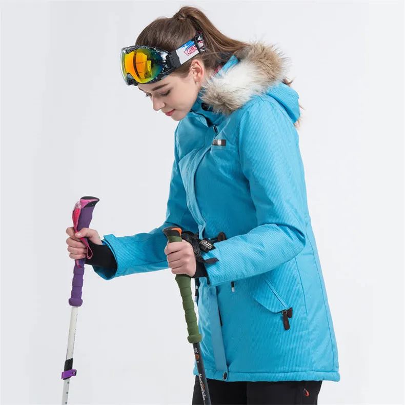 Женская зимняя теплая куртка, лыжная куртка, женская куртка для ...