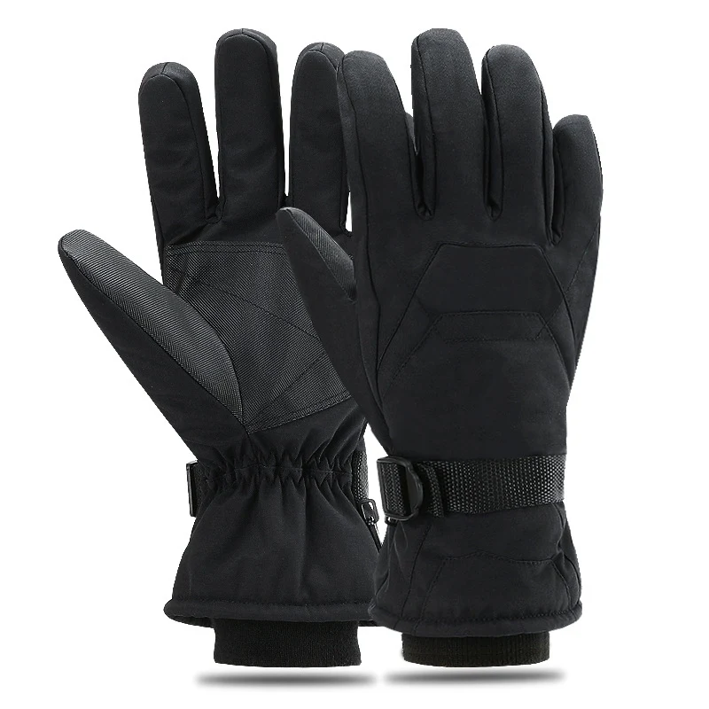 Профессиональные лыжные перчатки для женщин, для спорта на открытом воздухе, для верховой езды, для мужчин и женщин, ветрозащитные теплые Нескользящие бархатные перчатки