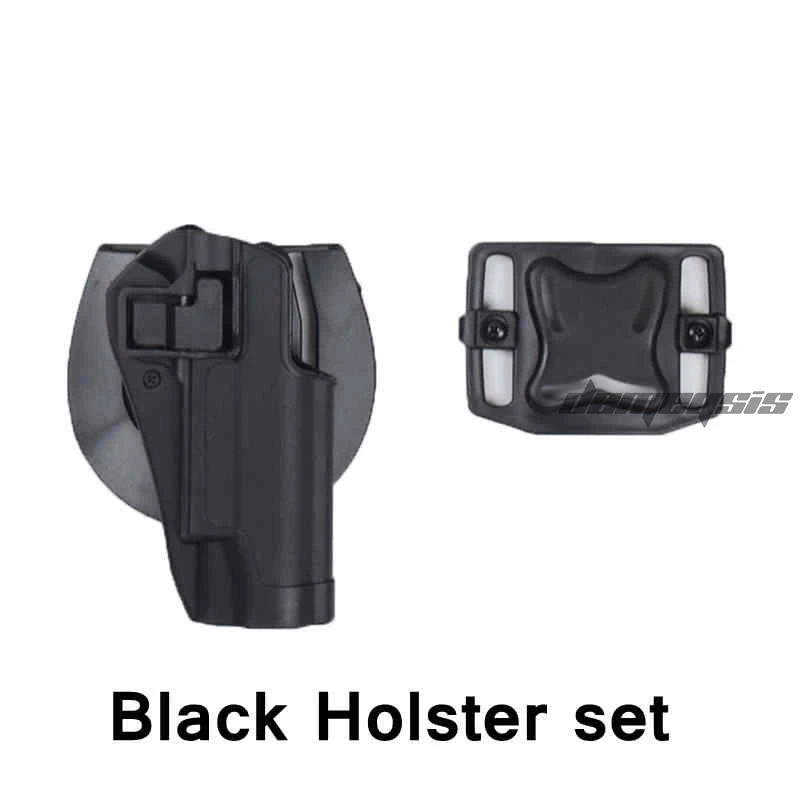 black only holster Кобура для ремня, тактический пистолет-кобура для Кольт 1911 - Цвет: black only holster