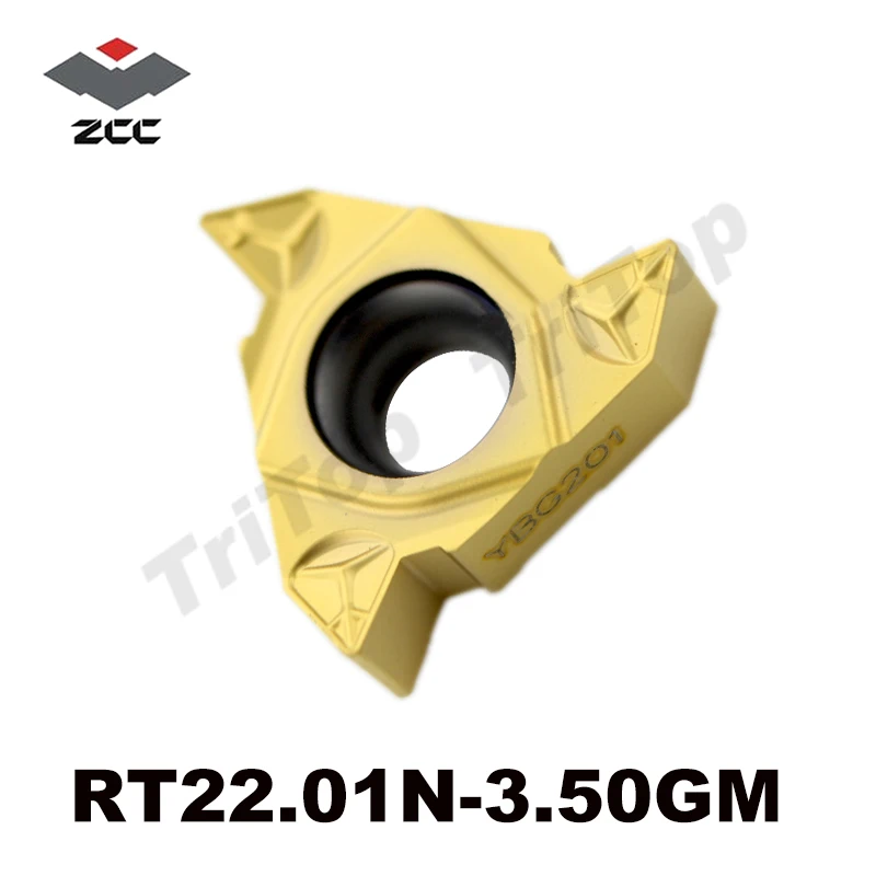 

22IR 3.50 ISO standard Internal Threading insert RT22.01N-3.50GM YBG201 General pitch threading tool IR22 insert for pitch 3.5