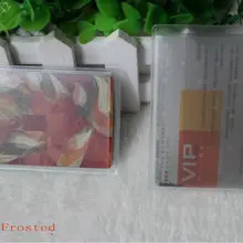 1000 шт прозрачный держатель для карты мягкий пластик ПВХ вертикальный водонепроницаемый, OEM Добро пожаловать