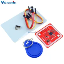 Kit de usuario para Arduino Android, lector y escritor de tarjetas IC S50, PCB, Attenna I2C IIC SPI HSU, NFC, RFID, módulo inalámbrico V3, 1 Juego
