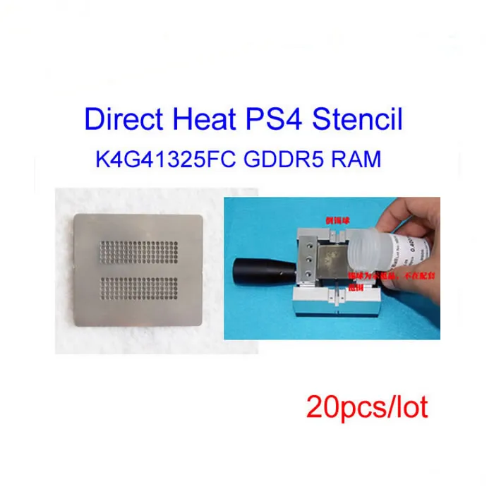 

1pcs Direct Heating BGA Reballing Station With Handle + 20pcs Direct Heat PS4 Stencils (K4B2G1646E DDR3 SDRAM)