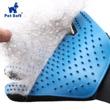 Pet Soft Silicone Dog Cat Pet brush Glove Cat cleaning  Gentle Efficient Cat Grooming Glove Dog Bath Supplies Pet Glove combs