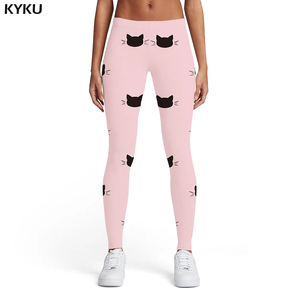 KYKU Geometric Leggings Women Harajuku Ladies Stripes Elastic Gothic Sexy Purple Spandex Womens Leggings Pants Jeggings crossover leggings Leggings