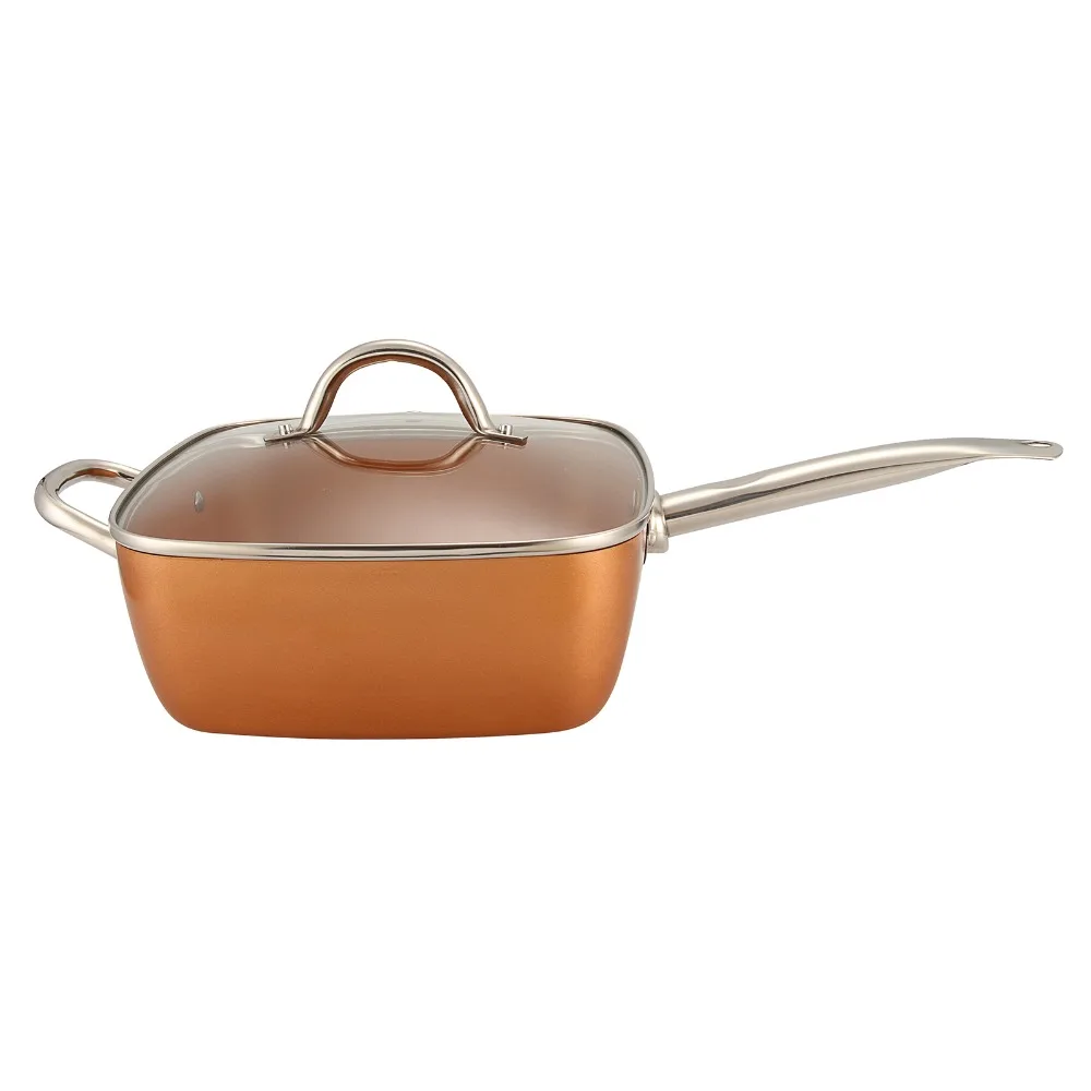 Square Copper Pan Pro All in 1 Pan For Stove Top & Oven - Mail Order B -  SharpPrices