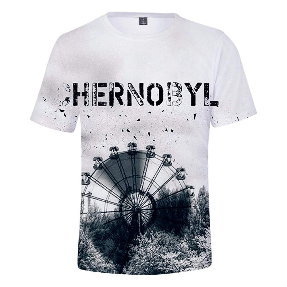 

2019 New Popular t shirt Chernobyl T-shirt Summer High Quality Men/Women chernobyl Fashion T-Shirts Tops Soft Top Tees