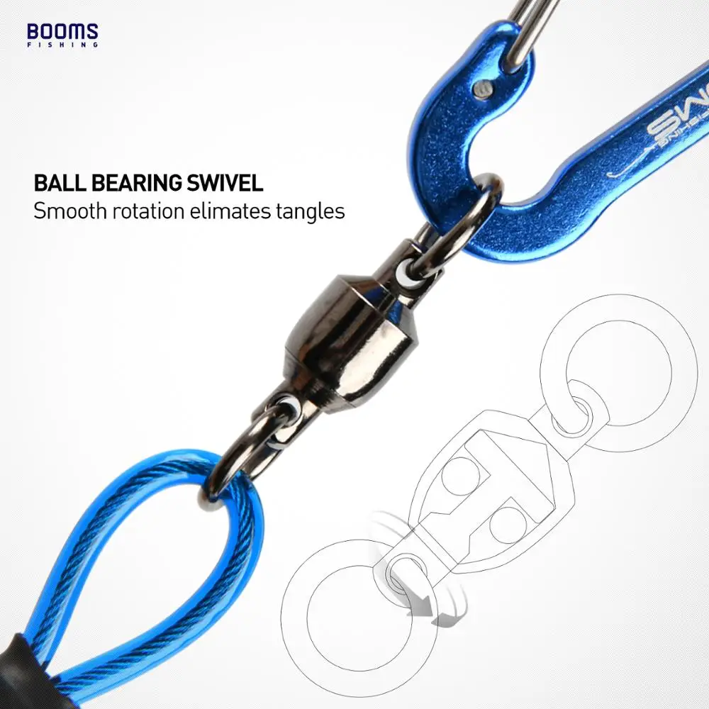 Boms Fishing T02 2шт сверхмощный рыболовный шнур для гребли на лодках с карабином