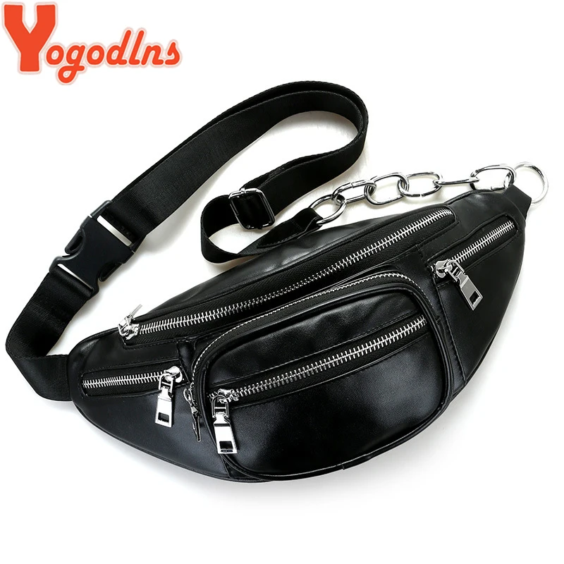 

Yogodlns Casual Messenger Bag Fashion Women Shoulder Bag Chest Pack Bag Crossbody Sling Bag Purse PU Leather Handbags