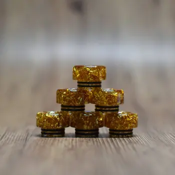 

Gold 810 Drip Tip Resin Epoxy Wide Bore Mouthpiece for TFV8 RDA RTA Tank Atomizer E Cig Mod Vape Accessories
