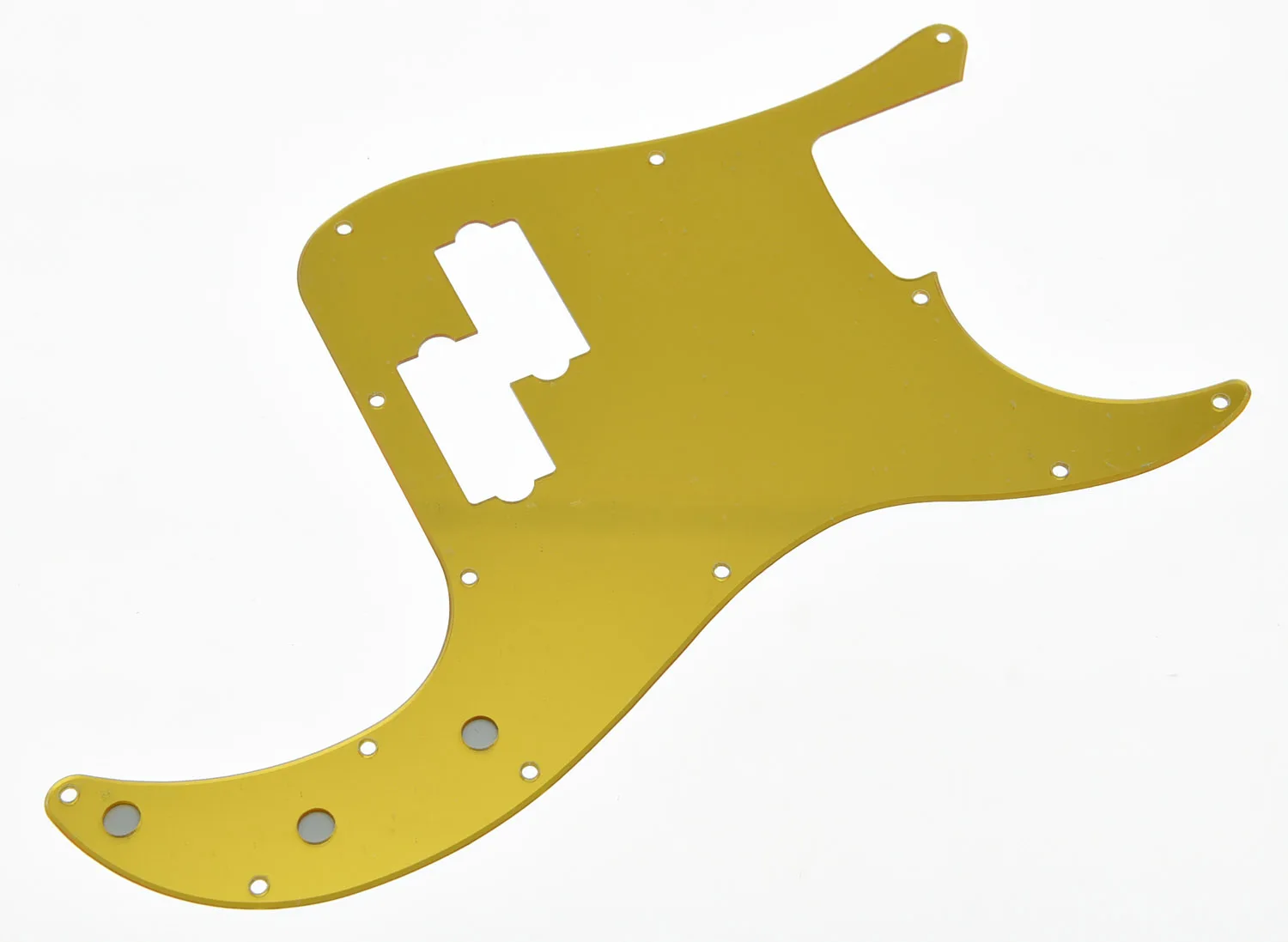 Gold Mirror P Bass Pickguard PB Scratch Plate Fits USA Precision Bass Guitarin Guitar Parts