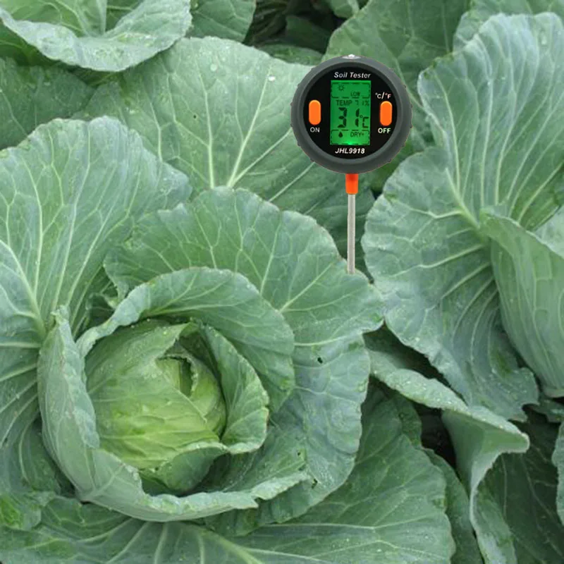 

Hot 5-in-1 Soil Tester Moisture Temperature Humidity Light PH Meter for Home and Garden PLD