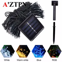 Светодиодный светильник на солнечной батарее, высокое качество, водонепроницаемый, 7 цветов для рождественской вечеринки, сада