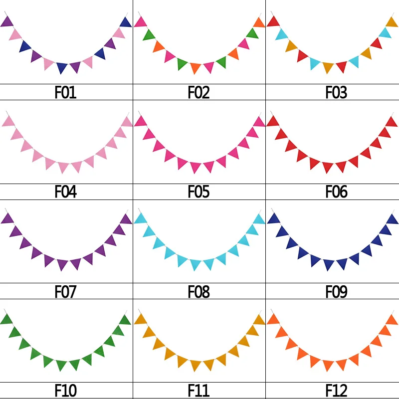 12 шт./лот 10*10 см флаги баннеры Свадебные флаги украшения на день рождения украшения для детской Вечеринки Висячие гирлянды украшения